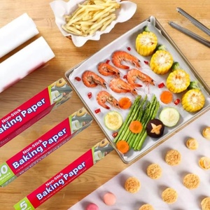 מפעל הסיטונאי מותאם אישית מודפס מזון טבעי כיתה לארוז נייר אפייה גלישת נייר גליל נייר אפייה - Product Image 2