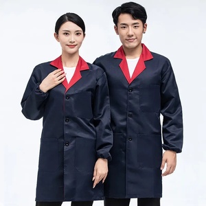 Vestes boutonnées extra longues personnalisées Vêtements de travail de technicien électricien en usine Paideng Vêtements de travail personnalisés - Product Image 3