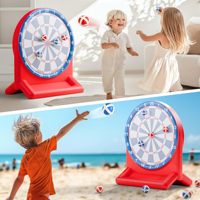 Jeu de fléchettes gonflable géant personnalisé pour enfants, jeu de cible extérieur écologique pour la cour avec balles collantes