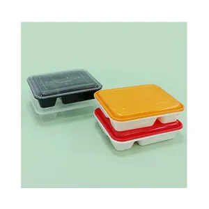 New Design 1100ml 37oz Freezer Safe Noodle Deli Different Sizes Plastic Food Containers With Lids Disposable