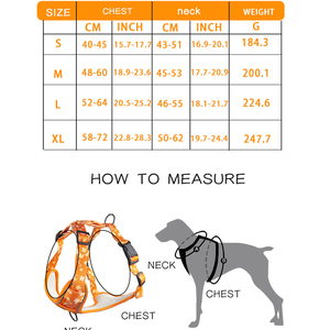 Adjustable Dog Traction Vest <b>Harness</b> Luxury Solid Reflective Walking Bra Safe Breathable Pet Supplies Small Medium Reptiles - Product Image 6