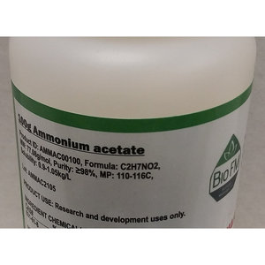 Acetato di ammonio (CAS 631) 98% + purezza C2H7NO2 Formula molecolare solubile fino a 1.05kg/L a 0C - Product Image 2