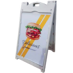 Panneau d'affichage <span class=keywords><strong>de</strong></span> rue blanc en métal, pour la publicité - Product Image 3