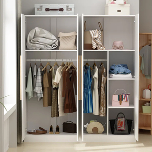 Armoire double <span class=keywords><strong>moderne</strong></span> haut de gamme sur mesure pour salon, style européen, armoire simple pour <span class=keywords><strong>couple</strong></span>, vente chaude - Product Image 3