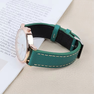 Bracelet de montre en cuir véritable grainé Epsom OEM personnalisé, à libération rapide, en cuir souple, 18mm 19mm 20mm 21mm 22mm - Product Image 4