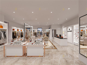 Mobili per Boutique di Moda, Armadi a Muro Personalizzati, Espositori in Legno per Negozi di Abbigliamento - Product Image 4