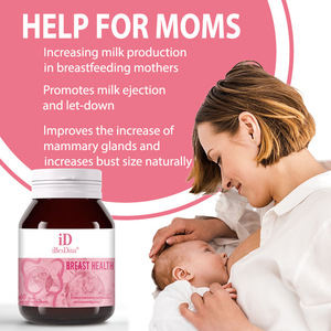 Suplemento Premium para <span class=keywords><strong>la</strong></span> Salud Mamaria en Mujeres, Complejo para el Equilibrio Hormonal y Bienestar con Hierbas Naturales, 60 Tabletas - Product Image 2