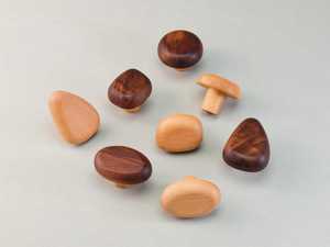 Vintage Style Wooden Knobs <b>Rustic</b> Handmade Solid Wood Furniture Knobs for Cabinets Cupboards Drawers <b>Wardrobes</b> - Product Image 4