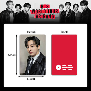 Lot de 7 photocartes porte-bonheur ARIRANG Corée JK J-HOPE SUGA <span class=keywords><strong>RM</strong></span> V JIN JIMIN, double face, film brillant, LOMOCards, cadeau pour les fans - Product Image 2