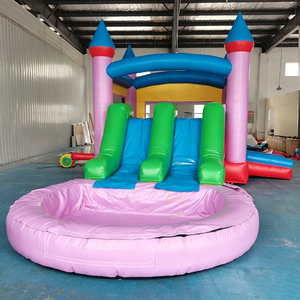 Château gonflable de qualité commerciale avec double toboggan, château de saut robuste pour enfants, idéal pour les entreprises de <span class=keywords><strong>location</strong></span> de matériel événementiel - Product Image 6