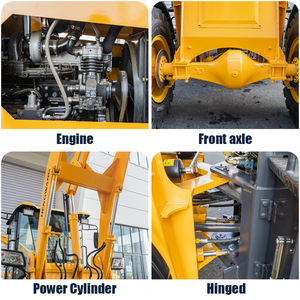 Chargeuse sur pneus 5t avec moteur diesel turbocompressé, pompe hydraulique et moteur haute performance, <span class=keywords><strong>tractopelle</strong></span> municipale HW20-28 - Product Image 4