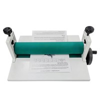 Machine à plastifier à froid manuelle de 350 mm (14 pouces) pour films vinyles A3/A4/A5, utilisation professionnelle sur table