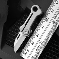 Populaire 5cr13 Stalen Bot Vorm Survival Opvouwbare Zak Mini Mes Camping Outdoor Fruitmes