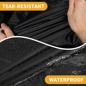 ที่คลุมเฟอร์นิเจอร์กลางแจ้งผ้าฝ้ายกันน้ำสำหรับลานบ้านและสวนโต๊ะย่างบาร์บีคิวพร้อมที่ป้องกันฝุ่นฝน - Product Image 4