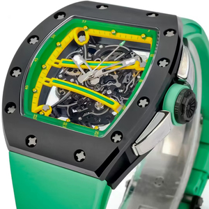นาฬิกาข้อมือผู้ชาย RM61-01 Barrel Skeleton Double Track NTPT Carbon Ultra Light Manual Mechanical รุ่นผจญภัย - Product Image 3