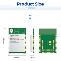 Module Combo Wifi 6 5.4 Double Bande 2.4GHz 5GHz LCC LGA FCM363X avec Antenne Gen4 pour Appareils IoT