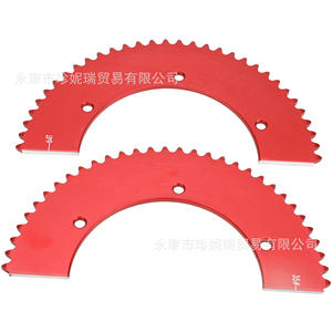 Zhenirui Split Sprocket 35 64T Red Aluminum For Go Kart Rear Drive <b>Wheel</b> Repair Replacement <b>Part</b> - Product Image 4