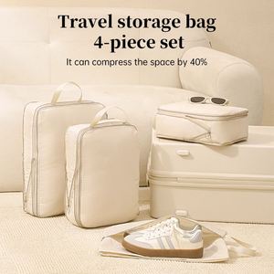Lot de 4 sacs de rangement compressibles pour voyage, valise, armoire, vêtements et couettes - Product Image 4
