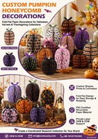Calabaza de Papel con Diseño de Murciélago en 3D, con Lazo, Linda Decoración de Halloween para Sala de Estar, Repisa, Adorno para Fiestas