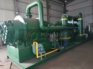Mingjie mini máquina de reciclagem, mini planta pyrolysis de MJ-2 a pneu ou plásticos de alta saída - Product Image 2