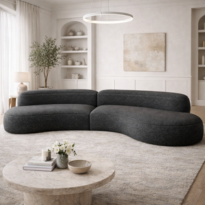 Canapé modulaire sectionnel à trois places avec dossier inclinable, garni d'éponge, compressé et emballé sous vide, pour salon d'appartement - Product Image 3