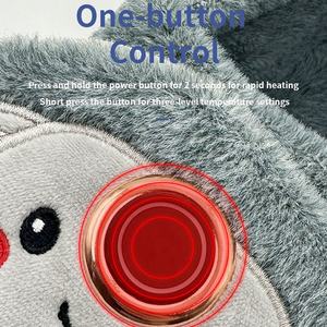 Chauffe-pieds hiver maison coussin chauffant électrique pantoufles bottes à cuissardes batterie Rechargeable <span class=keywords><strong>micro</strong></span>-<span class=keywords><strong>ondes</strong></span> pantoufles chauffantes pour Mem femmes - Product Image 4