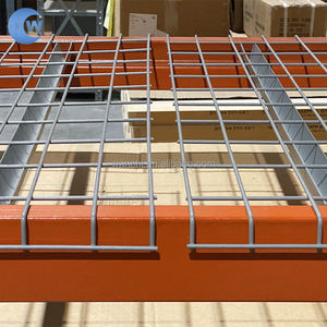 채널 방화 창고 랙 시스템 저장용 용접 금속 메쉬 와이어 데크 패널 - Product Image 1