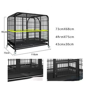 Vente en usine de cages pour animaux couleur noire treillis métallique soudé extérieur lourd chenils pour chiens cages et maisons pour animaux de compagnie - Product Image 2