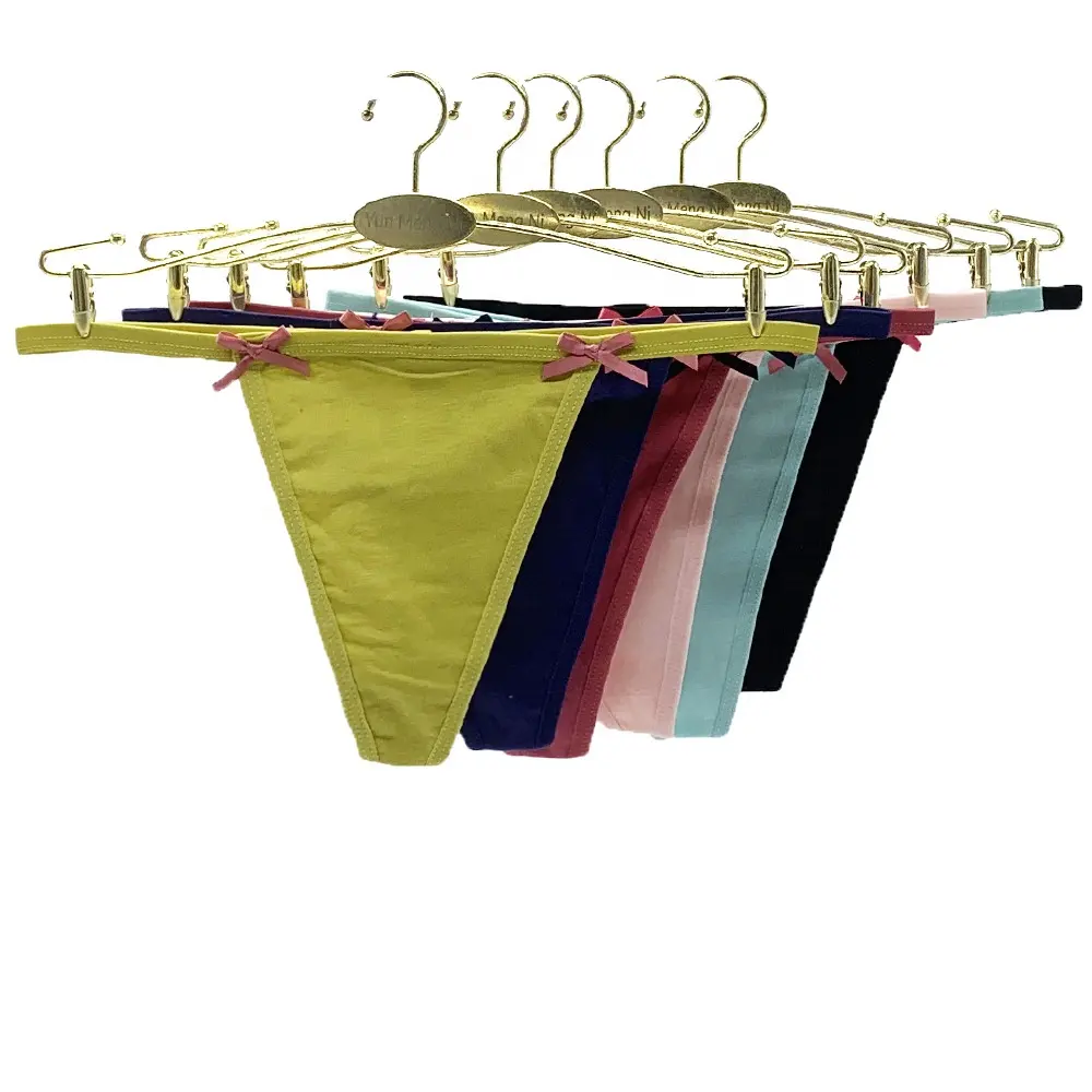 Design Sexy Ladies Panties G String Women Cotton Underwear Low Rise Thong for women Tanga t-back