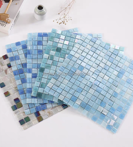 <span class=keywords><strong>Retro</strong></span> mavi cam mozaik fayans banyo mutfak balkon yüzme havuzu lavabo küçük parçacık duvar ve yer karoları - Product Image 1