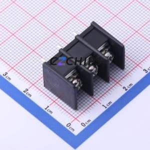 DG25C-B-03P-13-00A(H) Barrier Terminal Block Through hole Component (THT),P=7.62mm Connector Two Sides 7.62mm 1x3P Straight Pin - Product Image 2