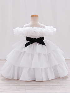 Robe de fête d'anniversaire pour filles, robe de performance de piano, robe de danse pour enfants, robe de princesse pour tout-petits - Product Image 4