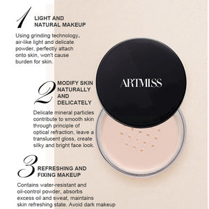 Maquillaje Mineral Compacto Personalizado de Marca Privada, Resistente al Agua, Cobertura Total, Corrector, Polvo Fijador, Control de Grasa - Product Image 3