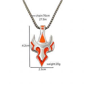 Заводская оптовая продажа, ожерелье из нержавеющей стали в стиле хип-хоп - Product Image 6