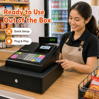 Système de point de vente Longfly LF100 pour magasin de détail, imprimante thermique haute vitesse 5000 PLU, machine de caisse pour épicerie