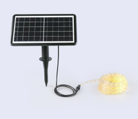 Bande lumineuse LED solaire haute efficacité 6000K lumière du jour, étanche IP65, en PVC, rechargeable, télécommandée, dimmable, garantie 3 ans, pour jardin