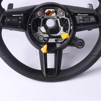 Volant en cuir complet Porsche 992 pour Panamera Cayenne Macan 718 911 Taycan 996 997 991 Remplacement d'éléments intérieurs de voiture
