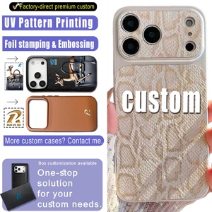 เคสโทรศัพท์กันกระแทกหนังงูสำหรับ iPhone พร้อมโลโก้สั่งทำ - Product Image 1