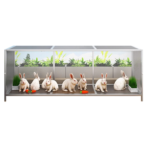 Luxe grand métal maille cage à oiseaux motif solide bouton pression maison <span class=keywords><strong>volière</strong></span> <span class=keywords><strong>pour</strong></span> Pigeons cailles canards lapins perroquets poulets-nouveau - Product Image 6