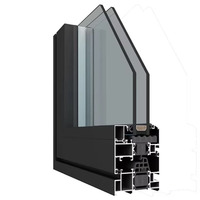 Profils de cadre en aluminium sur mesure pour fenêtres coulissantes de cuisines et portes vitrées d'armoires – Traitement expert de découpe et de pliage