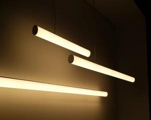 Plafonnier à LED <span class=keywords><strong>suspendu</strong></span> forme ronde profilé linéaire à led en aluminium profilé à led extrudé 6063-T5 avec corde lumineuse - Product Image 2