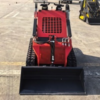 Hersteller Mini-Raupenlader mit Dieselantrieb CE-Zertifiziert Kleiner Landwirtschaftlicher Frontlader 1 Tonne 0,5 Tonne Landwirtschaftlicher Kompaktlader mit Raupenantrieb