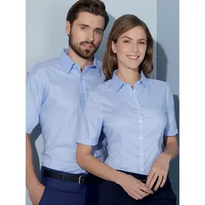 Camicia da donna in micro twill per merchandising aziendale - Product Image 1