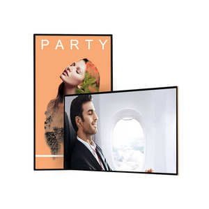 Tamaño grande 65 pulgadas montado <span class=keywords><strong>en</strong></span> la pared colgante HD inalámbrico Wifi Lcd señalización Digital publicidad pantalla de visualización de vídeo para promoción de tienda - Product Image 5