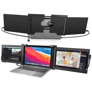 11,9 pulgadas fabricación monitor portátil para computadora portátil de pantalla dual triple pantalla con USB-C monitor IPS monitor externo