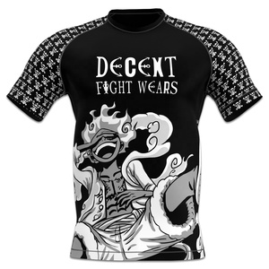 Camiseta de Manga Corta para Hombre Decent Fight Wears, Diseño de Dragón Negro con Estampado por Sublimación, Secado Rápido, para MMA - Product Image 2