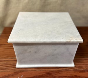 NANWEI in marmo bianco per animali domestici cenere di pietra scatola di cremazione di pietra <span class=keywords><strong>contenitore</strong></span> commemorativo per animali domestici - Product Image 4