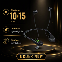 Écouteurs Bluetooth tour de cou en gros d'usine 5.4 F14 Stéréo Bass 10-15H Type-C avec contrôle du volume pour le gaming