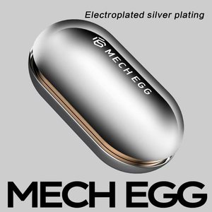 Mech Egg Metal Fidget Slider, Herramienta EDC para Aliviar el Estrés y la Ansiedad en Adultos, Herramienta para TDAH, Slider Háptico Giratorio para Aliviar el Estrés - Product Image 6