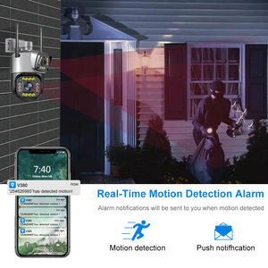 3,5-Zoll-Smart-Security Wi-Fi/4G-wasserdichte Kamera mit zwei Objektiven, Nachtsicht-Bewegungs erkennung und Cloud-Speicher - Product Image 6